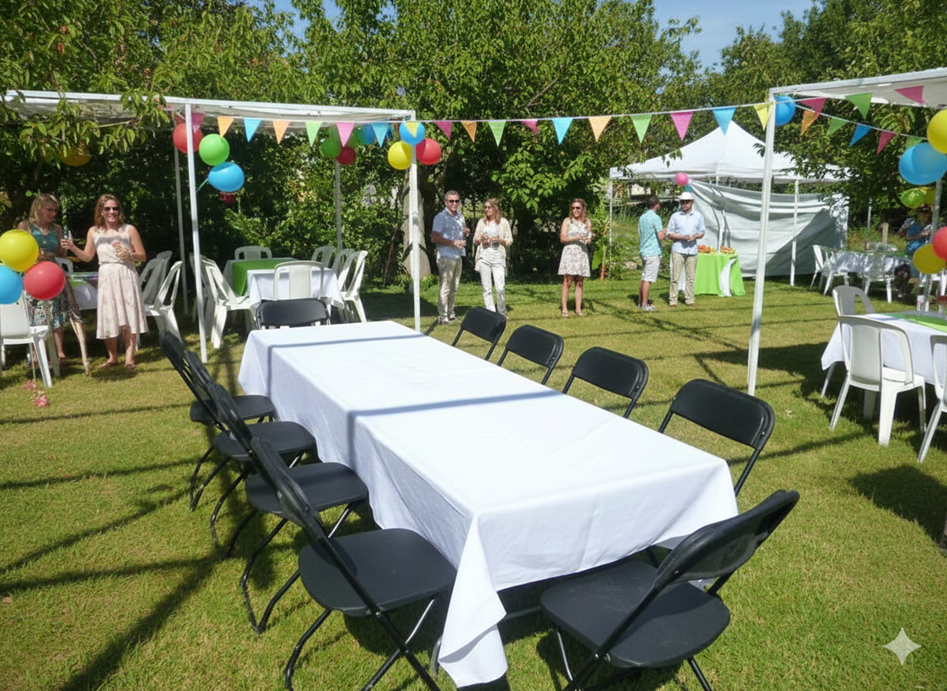Renta de Tablón Rectangular para 10 Personas en León - Todo Fiestas